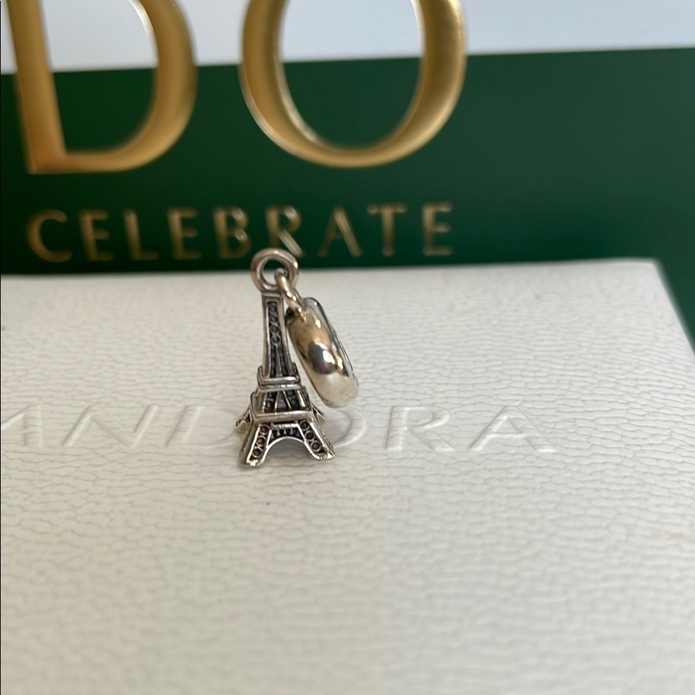 Pandora Silver Eiffel Tower Charm